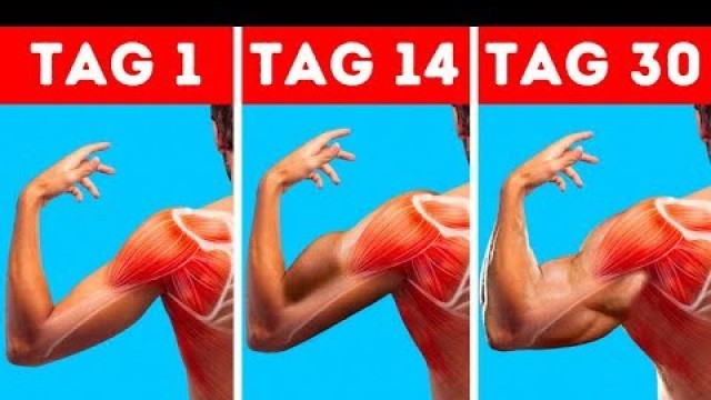 '6 schnelle Übungen für größere Schultern'