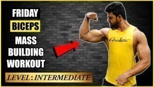 'Complete Bicep Workout For Mass | Nikhil Nautiyal Fitness'