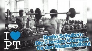 'Breite Schultern - Die 5 besten Übungen für den Muskelaufbau!'