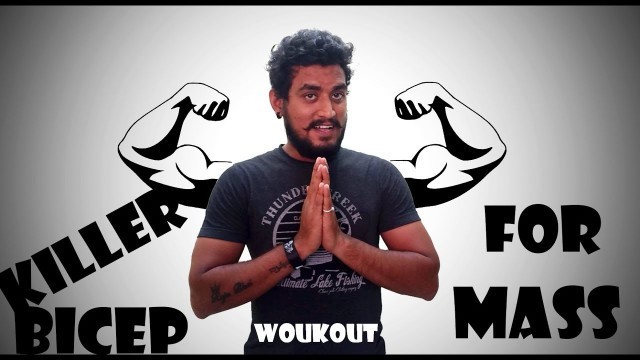 'Bicep Workout For Mass || Chandru Fitness'