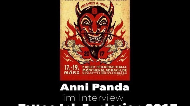 'Anni  Panda  im Interview Job, Fitness, Tattoos, Lifestyle, Tattoo Ink Explosion 2017'