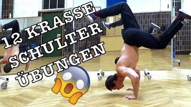 '12 KRASSE Schulterübungen | Breite Schulter Aufbauen | Schulter Zuhause Trainieren'