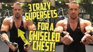 '3 Crazy Supersets For a Chiseled Chest | Tiger Fitness'