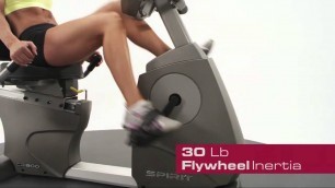 'Spirit Fitness CR800 Commercial Recumbent Fitness Bike'