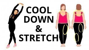 'COOL DOWN EXERCISES AFTER WORKOUT AT HOME - COOL DOWN STRETCH EXERCISE  ROUTINE - LUCY WYNDHAM-READ'