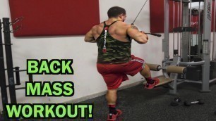'Intense 15 Minute Gym Back Workout for Muscle Mass'