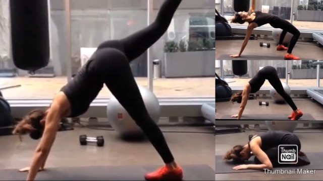 'Deepika Padukone hot Yoga Workout|| Not Nude Yoga or Naked Yoga, But exercise for hot ass.'