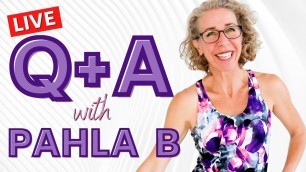 'LIVE!  September Q+A with Pahla B Fitness'