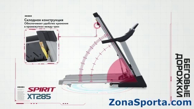 'Беговая дорожка Spirit Fitness XT285. Обзор'