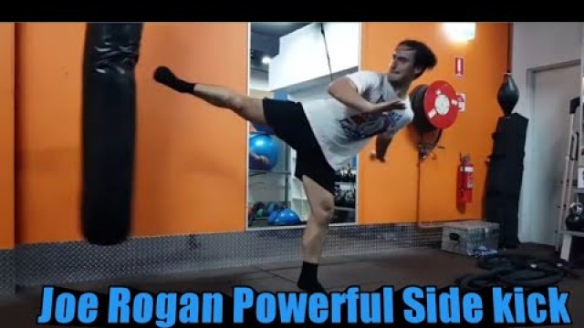 'Joe Rogan 360 spinning side kick'