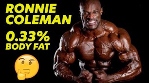 'Was Ronnie Coleman REALLY .33% Bodyfat Like He Told Joe Rogan?!'