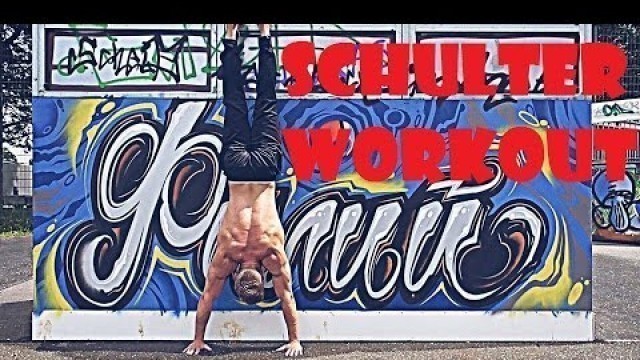 'SCHULTER Workout für Anfänger - breite Schultern aufbauen (Calisthenics)!'