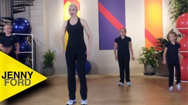 'KIDS Marching WORKOUT 2 of 2 FITNESS EXERCISE - JENNY FORD'