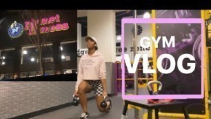 'GYM VLOG |KILLER AB WORKOUT | PLANET FITNESS | GLUTE WORKOUT ROUTINE | LEG DAY'