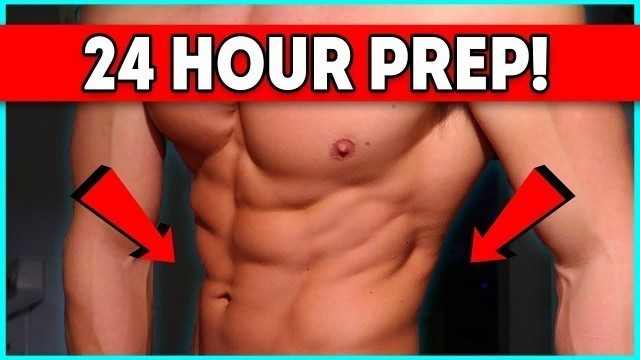 '24 Hour Fitness Photo Shoot & Video Shoot Prep | (How To Look RIPPED In 24 Hours!)'