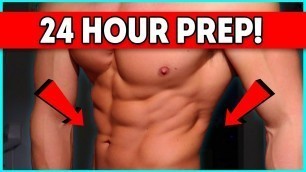 '24 Hour Fitness Photo Shoot & Video Shoot Prep | (How To Look RIPPED In 24 Hours!)'