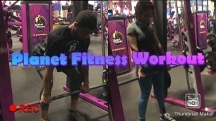 'Our Leg Day Workout at PLANET FITNESS'
