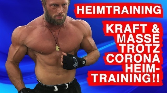 'HEIMTRAINING - BRUST-SCHULTERN-TRIZEPS | KOMPLETTES TRAINING | CORONA BOOST WORKOUT'