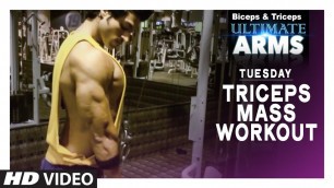 'Tuesday: TRICEPS MASS WORKOUT | Ultimate Arms | by Guru Mann'