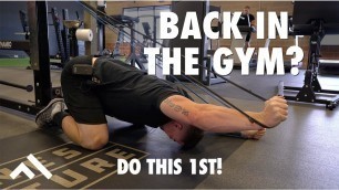 'Avoid Injury! How to Prepare Your Body for Back to Gym Life'