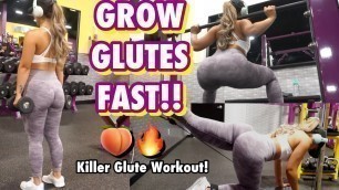 'GROW YOUR GLUTES FAST at PLANET FITNESS! | LOVEEMANDA'