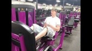 'Leg presses at planet fitness'