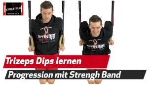 'Tizeps Dip Progression - Top Übung für Trizeps Brust und Schulter'