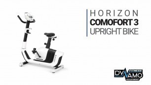 'Horizon Comfort 3 Upright Exercise Bike   Dynamo Fitness Equipment'