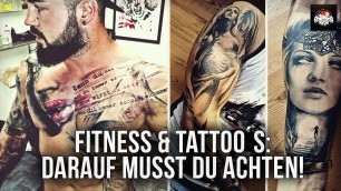 'Fitness & Tattoo - Darauf musst du achten & realistic Tattoo by Florian Karg'