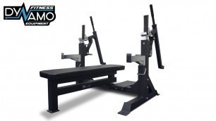 'Powerlifting Bench Press with Lever Assist - Dynamo Fitness Equipment'