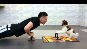 'Fitness exercise with your dog - Eric Ko & Teeny'