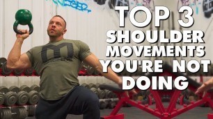 'Top 3 Shoulder Exercises You\'re Not Doing | Tiger Fitness'