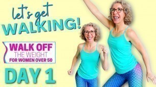 'Start LOSING WEIGHT now!  Simple POWER WALK workout (no equipment) 