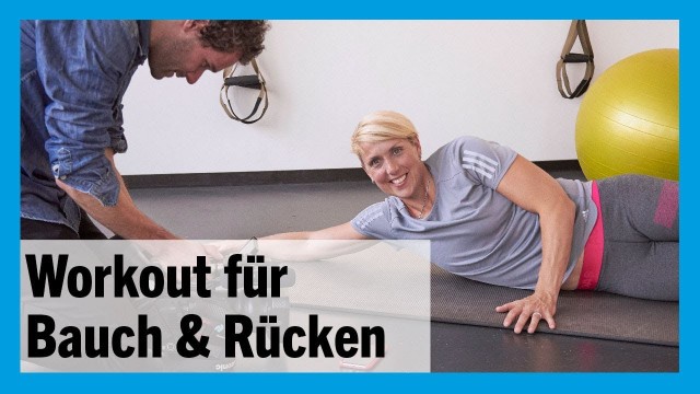 'Workout für Bauch, Rücken & Schultern mit Christina Obergföll'