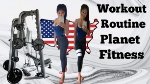 'Workout Routine - Planet Fitness - GYM  Leg Day : FILIPINA AMERICAN LIFE IN USA'