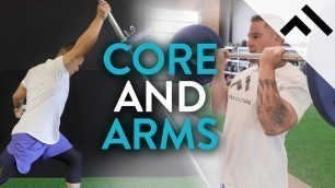 'Active Recovery Day (CORE & ARM WORKOUT) | Trainer Series'