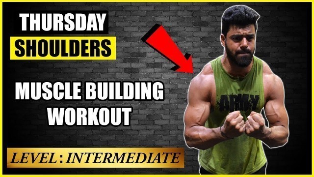 'Complete Shoulder Workout For Mass | Nikhil Nautiyal Fitness'