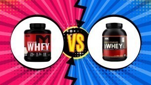 'Optimum Nutrition Gold Standard Whey Vs MTS Nutrition Machine Whey | Tiger Fitness'