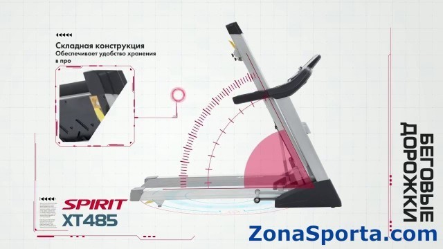 'Беговая дорожка Spirit Fitness XT485 (2017). Обзор'