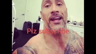 'Dwayne Johnson \"The Rock\" last workout of 2017 with new tattoo'