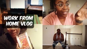 'Working from Home Vlog| Habits, Sarah J Mass & Fitness Too'