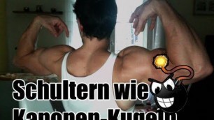 'Schultern wie Kanonenkugeln! 2 Explosive Übungen'