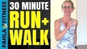 '30 Minute Indoor RUN + WALK with 5 Minute Intervals | Learn to Run Workout with Pahla B Fitness'