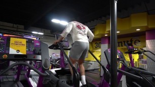 'Invading Planet Fitness. Leg Day!!!'