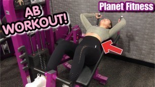 'PLANET FITNESS AB DAY FOR A SMALLER WAIST! | SAAVYY'
