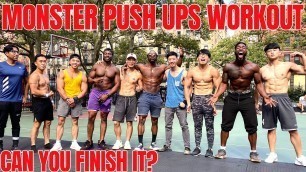 'High Volume Push Ups Workout For Mass and Strength | Group Push Ups Routine'