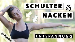 'Yoga Schulter Nacken Entspannen | Verspannungen lösen | Übungen für den Alltag'