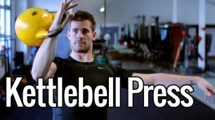 'Kettlebell Press | Schulter Workout mit der Kettlebell'