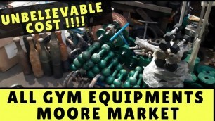 'Gym Equipments at UNBELIEVABLE PRICES | Chennai Central | Moore market gym equipment shop |'