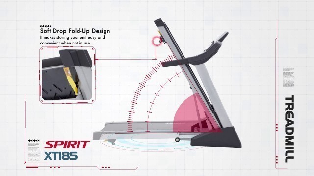 'Spirit Fitness XT 185 Motorised Treadmill'